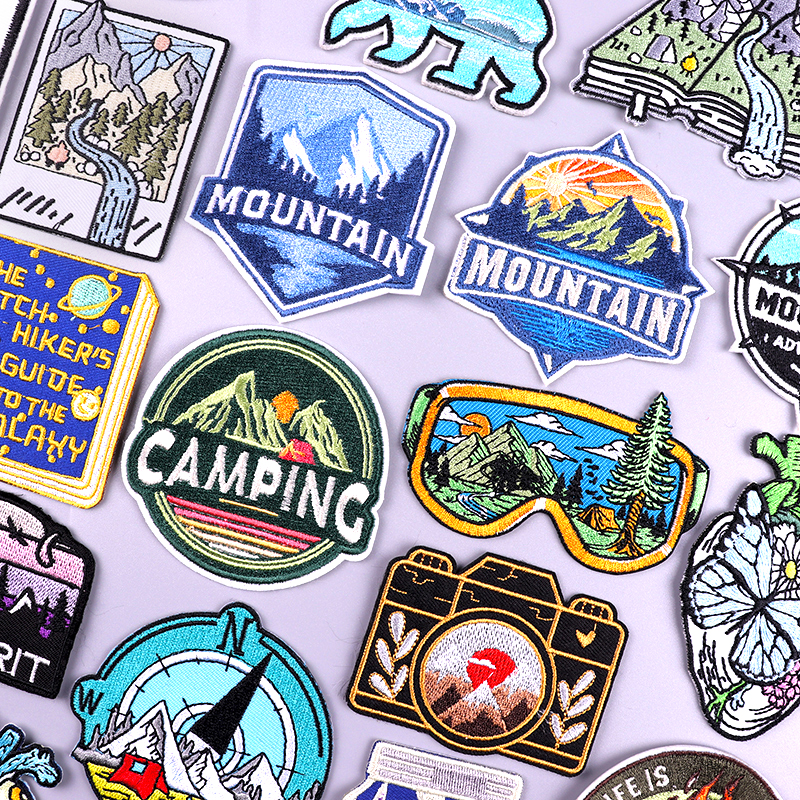 Outdoor Adventure And Travel Show - Mountain Patch Nature Travel Embroidered Patches