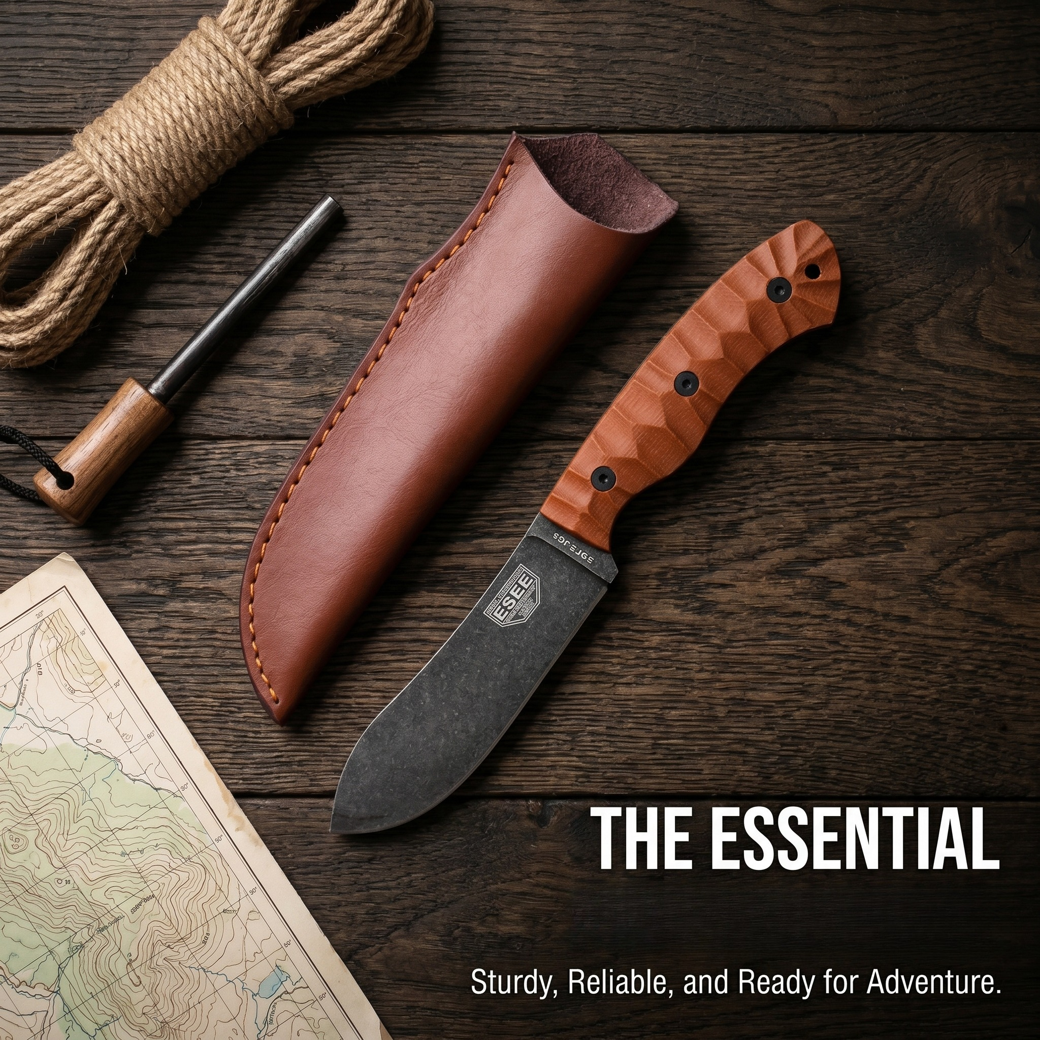 JG5 Fixed Blade with Sheath Ju - Camp Knife Multi บทวิจารณ์และราคา