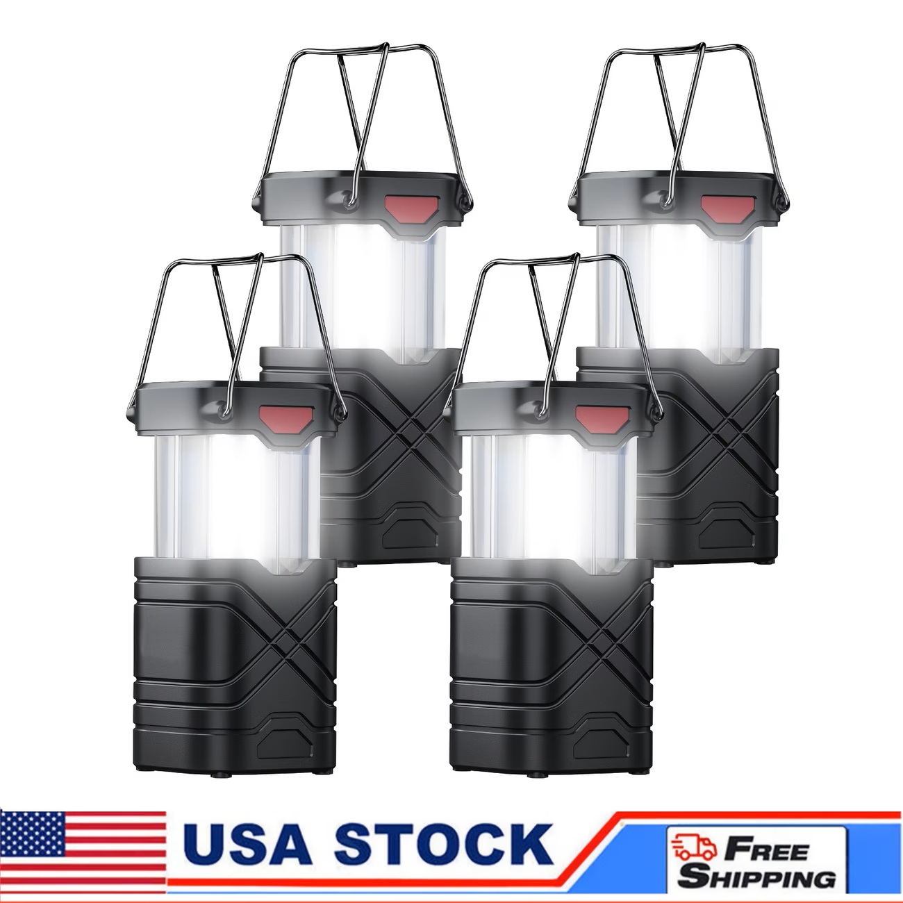 Solar Camping Lantern 2/4-Pack - Outdoor Adventure Inc บทวิจารณ์และราคา