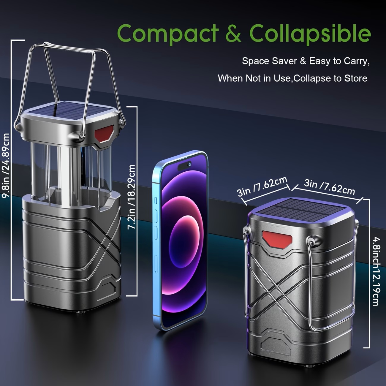 Solar Camping Lantern 2/4-Pack - Outdoor Adventure Inc บทวิจารณ์และราคา