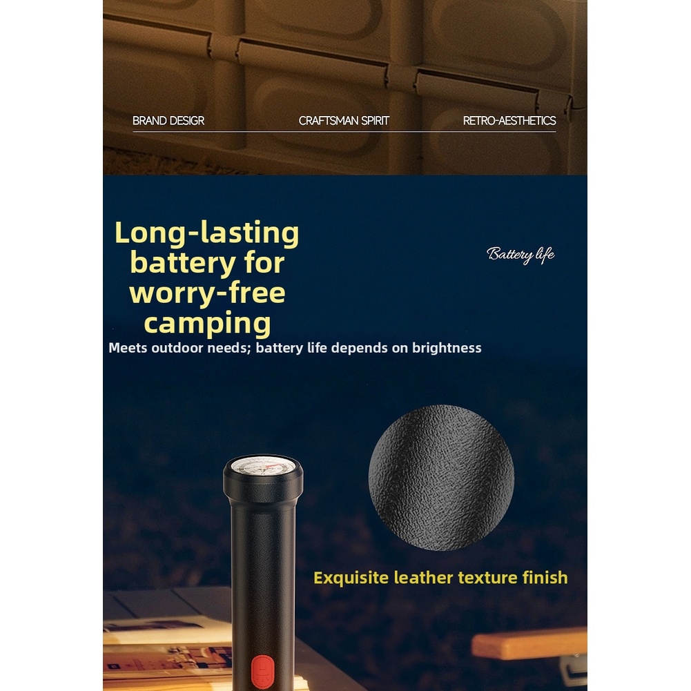 Compact Vintage LED Flashlight - Outdoor Adventure Inc บทวิจารณ์และราคา