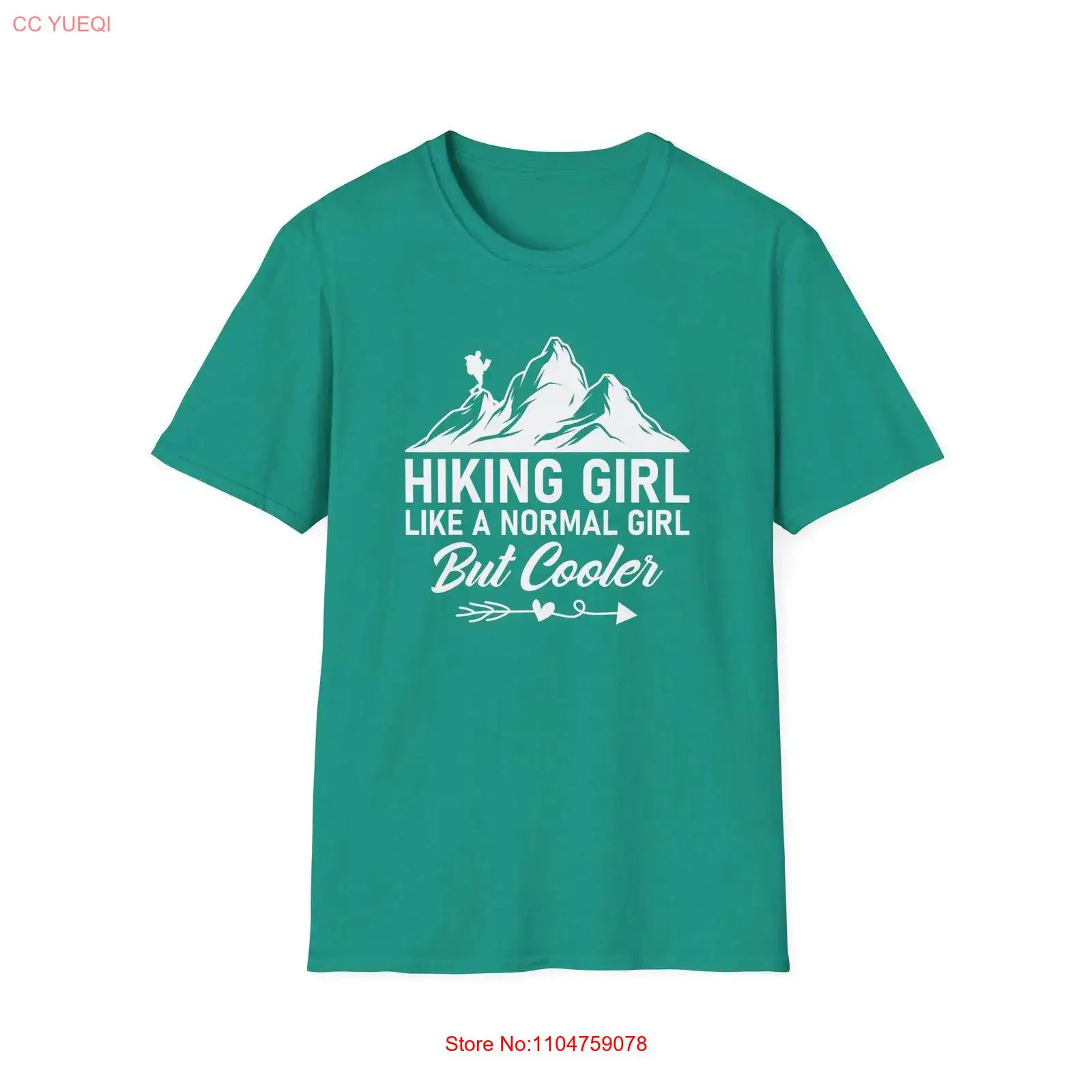 Hiking Girl T Shirt Camp Campi - Outdoor Adventure Girl บทวิจารณ์และราคา