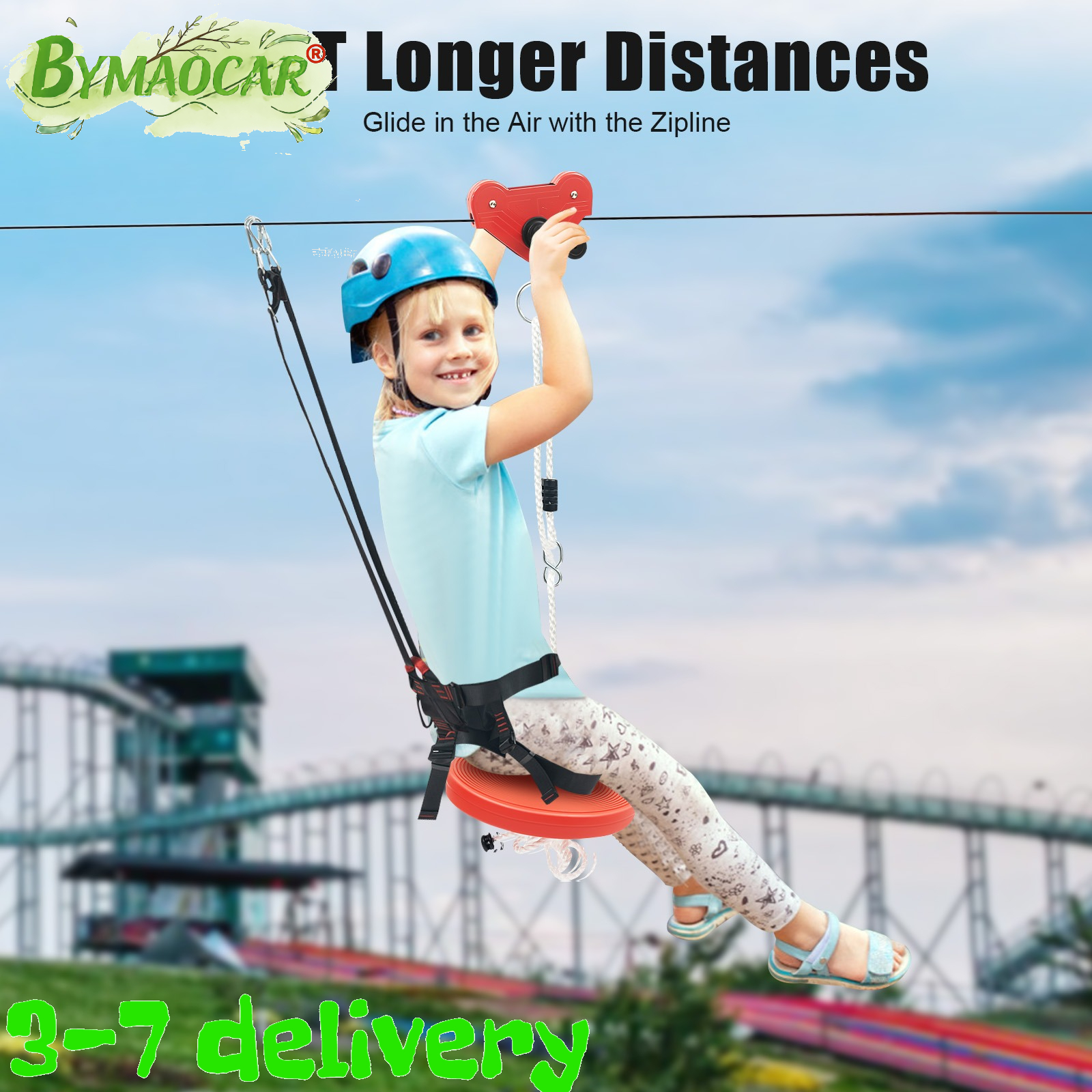 Zipline Kit, Outdoor Play, Bac - Outdoor Adventure Ziplines & Waterfall บทวิจารณ์และราคา