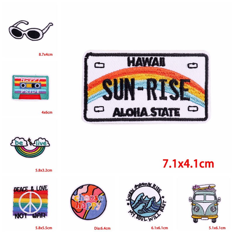 10PCS Iron On Patches Outdoor  - Outdoor Adventure And Travel Show บทวิจารณ์และราคา