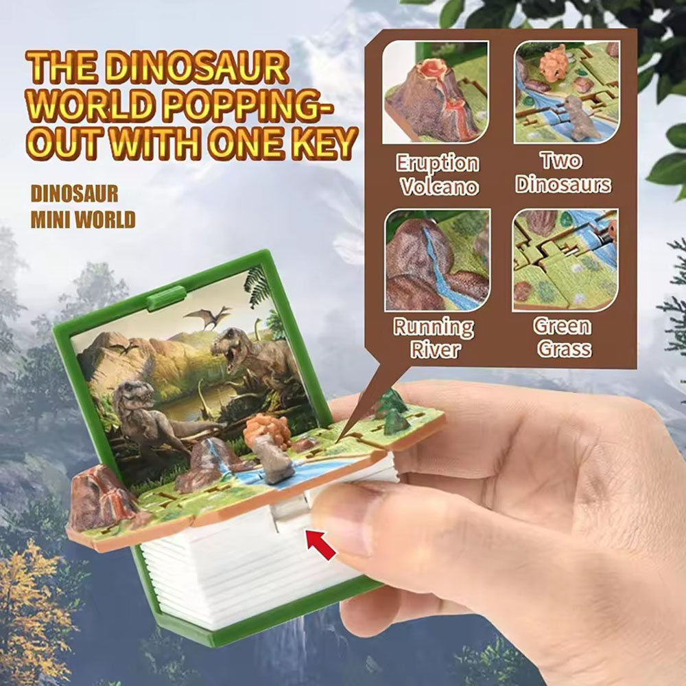 3D Dinosaurs Folding Book Keyc - Outdoor Adventure Books บทวิจารณ์และราคา