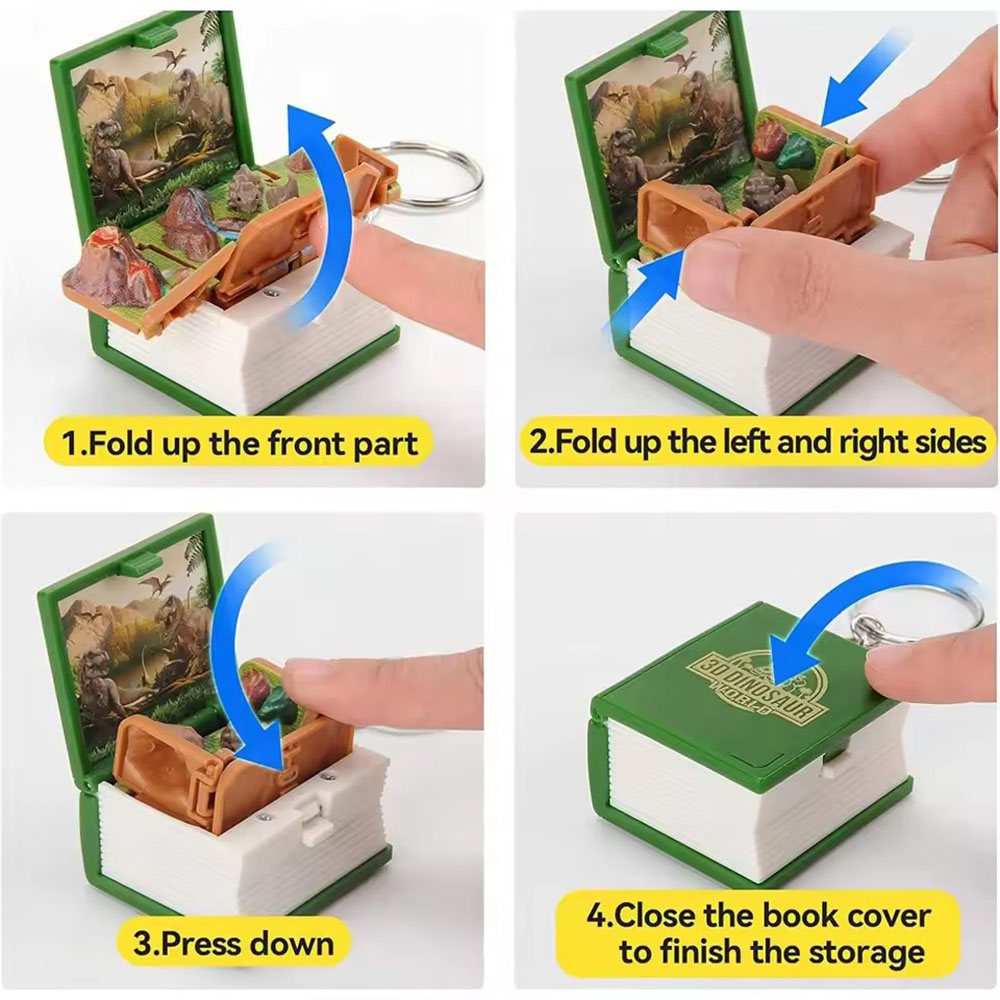 3D Dinosaurs Folding Book Keyc - Outdoor Adventure Books บทวิจารณ์และราคา