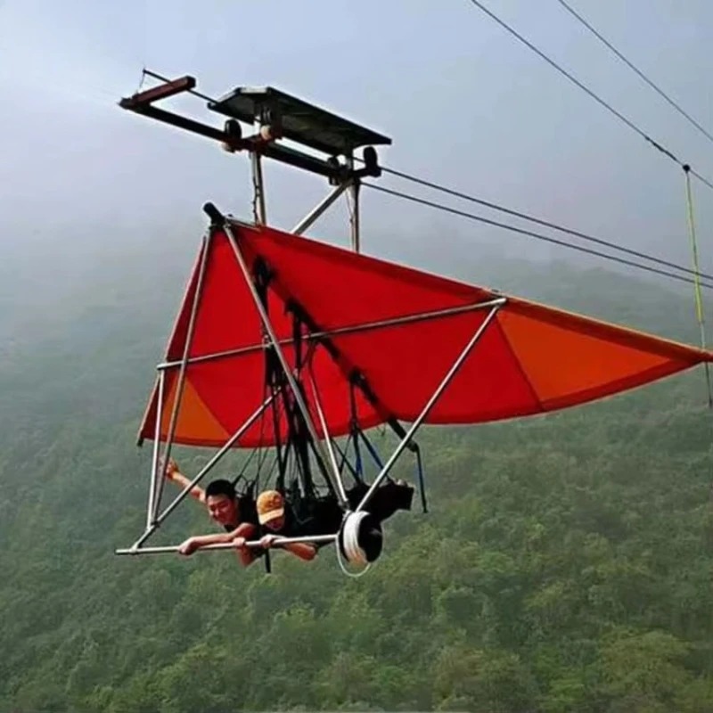 Outdoor Gliding Zipline Swingi - Outdoor Adventure Ziplines & Waterfall บทวิจารณ์และราคา