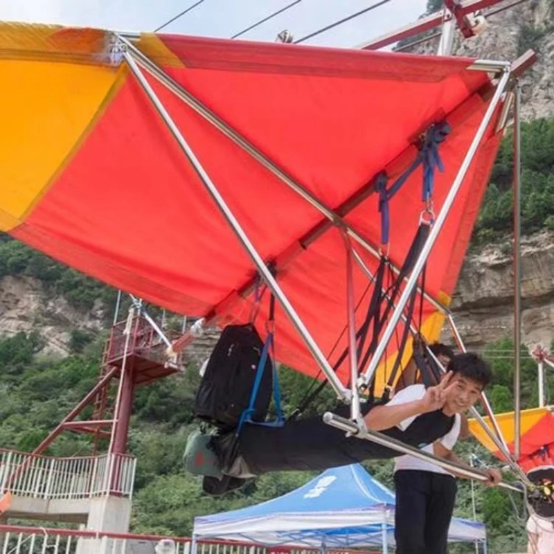 Outdoor Gliding Zipline Swingi - Outdoor Adventure Ziplines & Waterfall บทวิจารณ์และราคา