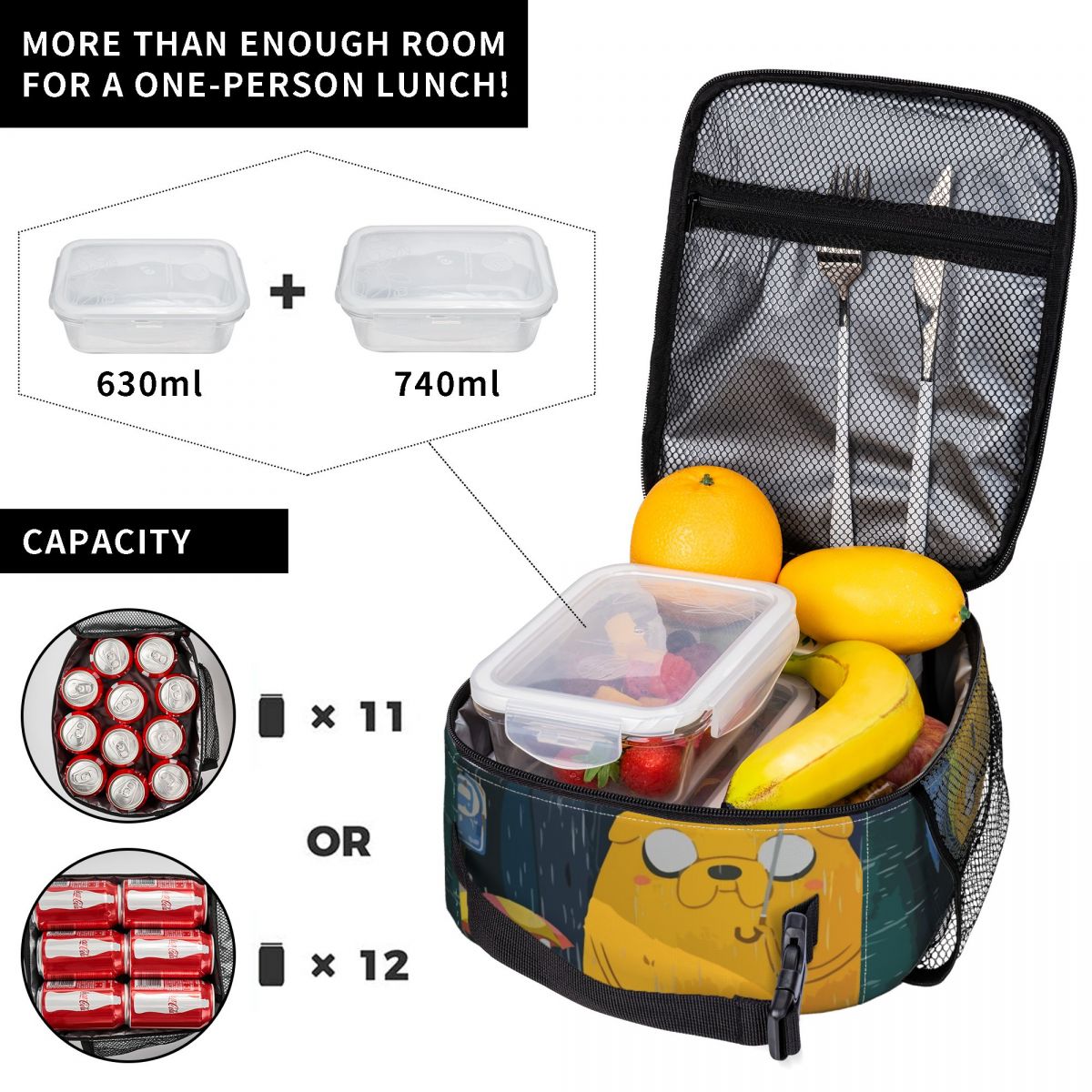 A-Adventures Times Lunch Bag V - Outdoor Adventure Girl บทวิจารณ์และราคา