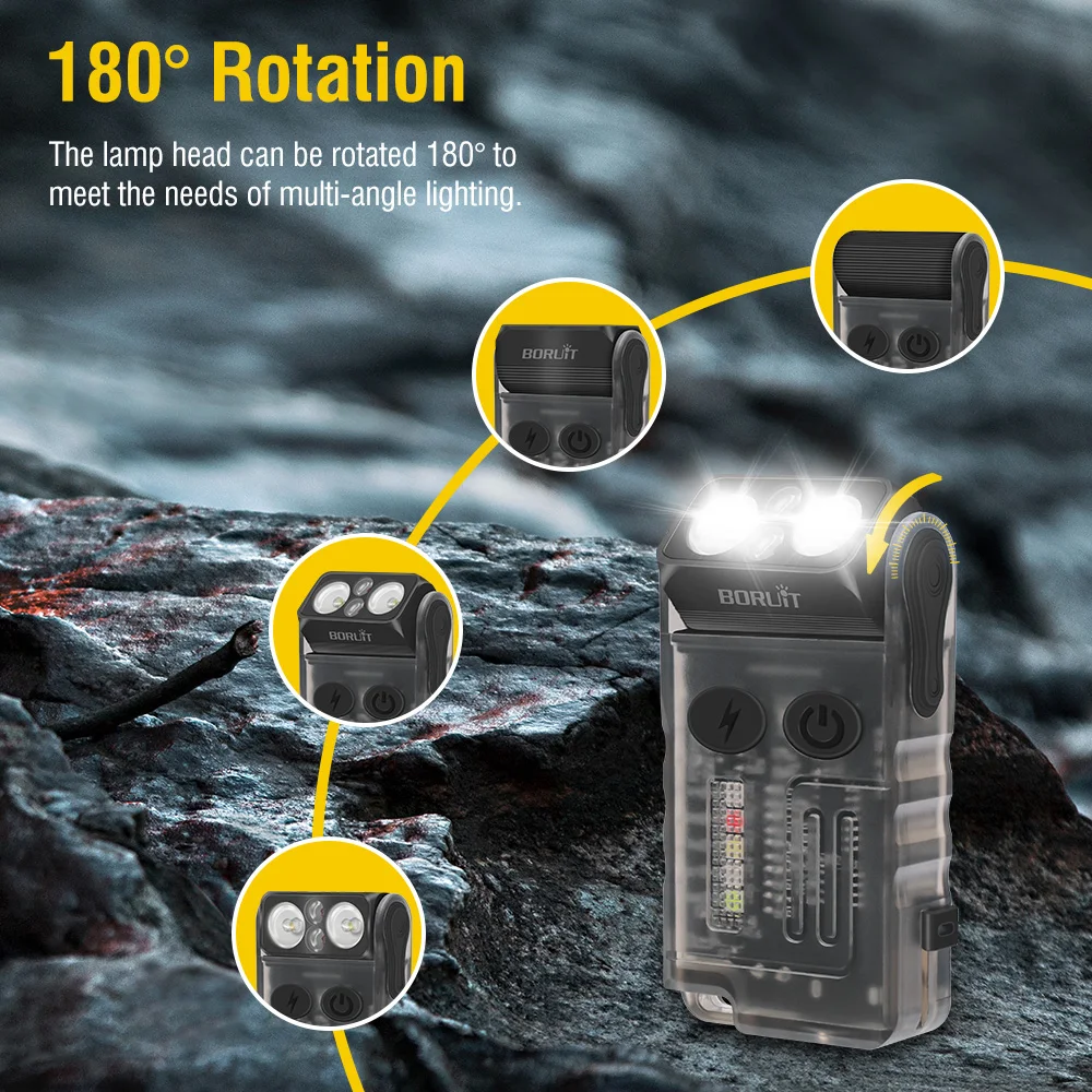 BORUiT V20 EDC Keychain Flashl - Outdoor Adventure Inc บทวิจารณ์และราคา