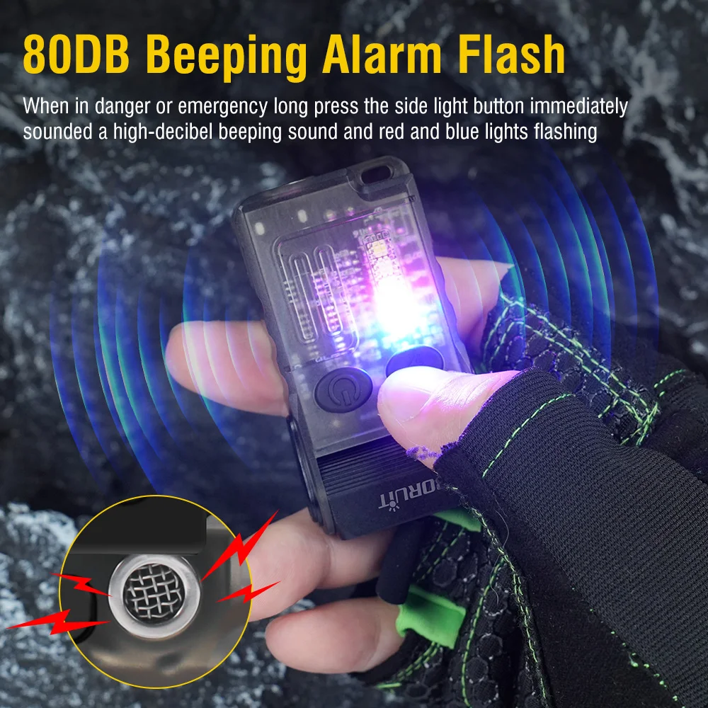 BORUiT V20 EDC Keychain Flashl - Outdoor Adventure Inc บทวิจารณ์และราคา