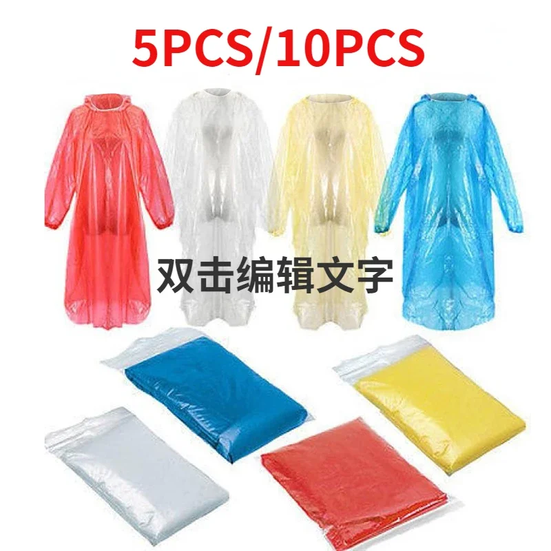 5/10PC Disposable Raincoat Adu - Outdoor Adventure Girl บทวิจารณ์และราคา