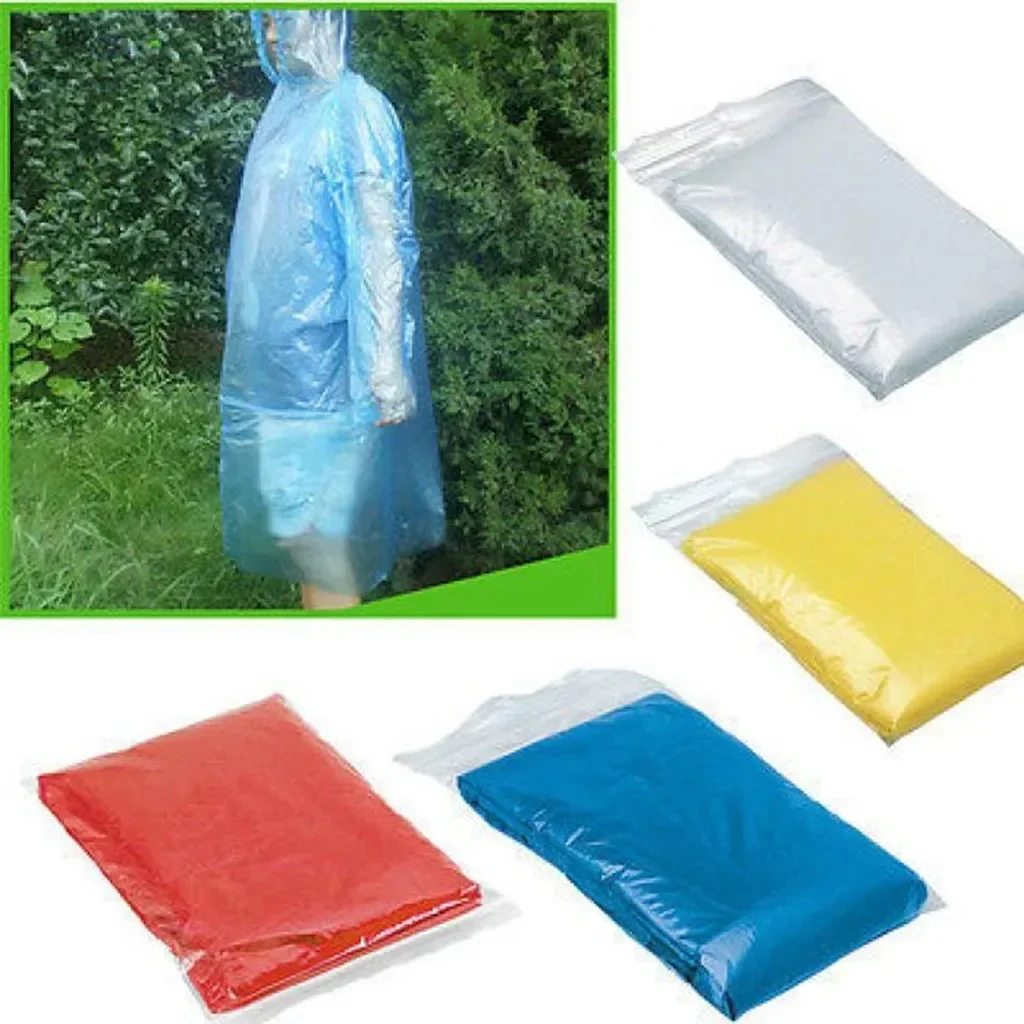 5/10PC Disposable Raincoat Adu - Outdoor Adventure Girl บทวิจารณ์และราคา