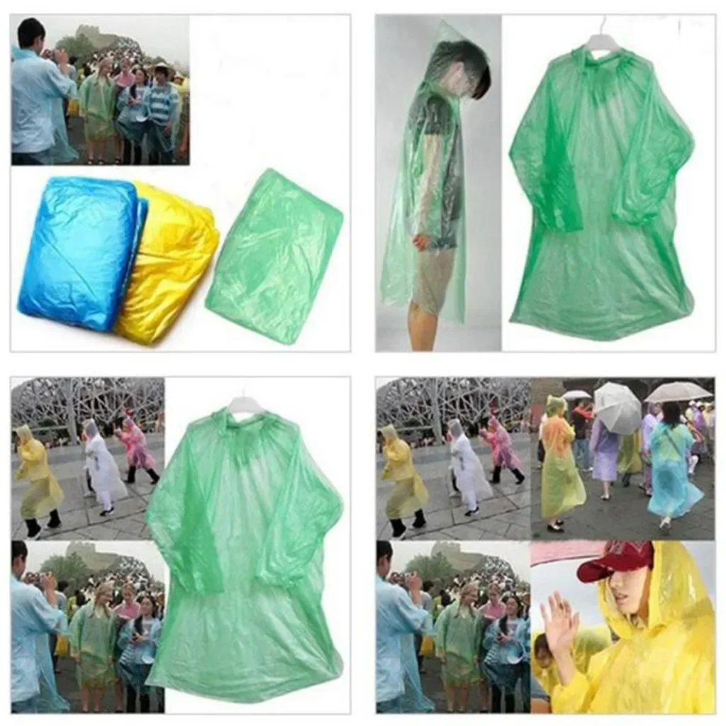 5/10PC Disposable Raincoat Adu - Outdoor Adventure Girl บทวิจารณ์และราคา