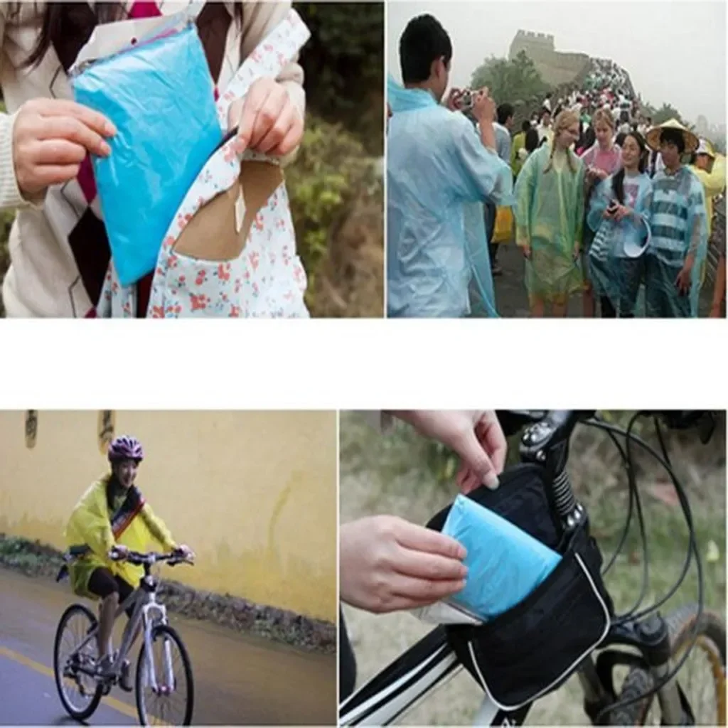 5/10PC Disposable Raincoat Adu - Outdoor Adventure Girl บทวิจารณ์และราคา